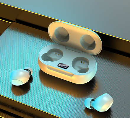 50mAh R185 ROHS Certified Wireless Bluetooth Earphone , High Fidelity Wireless Earbuds